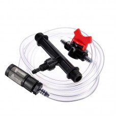 Garden Irrigation Device Venturi Fertilizer Injector + Switch Water Tube Kit