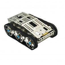 Smart Robot Tank Chassis Tracked Car Aluminum Alloy Vehicle for Arduino DIY