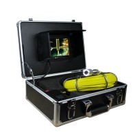 GSY9000 Sewer Waterproof Video Camera 7" Monitor Drain Pipe Inspection with 20M Cable