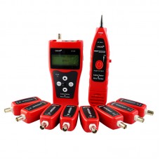 NF388 Network LAN Phone Cable Tester Tracker Tracer Ethernet Wire Test with 8 Far End Test Jacks