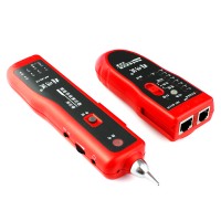 Network RJ11 RJ45 LAN Wire Tracker Fault Locator Cable Tester NF-801B Red