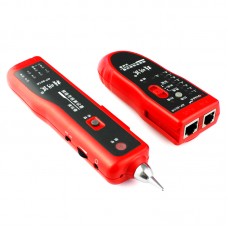 Network RJ11 RJ45 LAN Wire Tracker Fault Locator Cable Tester NF-801B Red