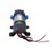 Water Pump DC 12V 100W 8Lpm Diaphragm High Pressure for Wash Car Boat Marine