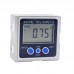 Digital Level Box Mini Electronic Protractor Angle Meter Ruler Gauge Magnetic Base Digital Plastic Inclinometer