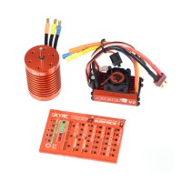 Skyrc Leopard 60A ESC 9T 4370KV Brushless Motor 1/10 Car Vehicle Combo with Program Card