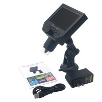 Portable LCD Digital Microscope 4.3" HD OLED 3.6MP 1-600X Magnification G600