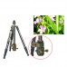 Kingjoy K2208+QH20 Multifunction Low Angle Shooting Carbon Fiber 4 Section Camera Mountain Tripod with Ball Head