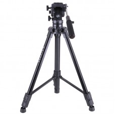 Kingjoy VT-1500 Aluminum Video Camera Studio Photo Tripod Fluid Head for Film Video Shooting