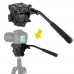 Video Camera Tripod Action Fluid Drag Head Sliding Plate for DSLR Cameras KINGJOY VT-3510