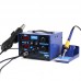 YIHUA 862D+ 2 in 1 Rework Station 650W SMD Rework Station Hot Air Gun Welding Silicone Wire  