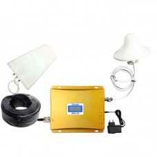 GSM WCDMA 900 2100MHz 3G Dual Band Mobile Cell Phone Signal Booster Repeater