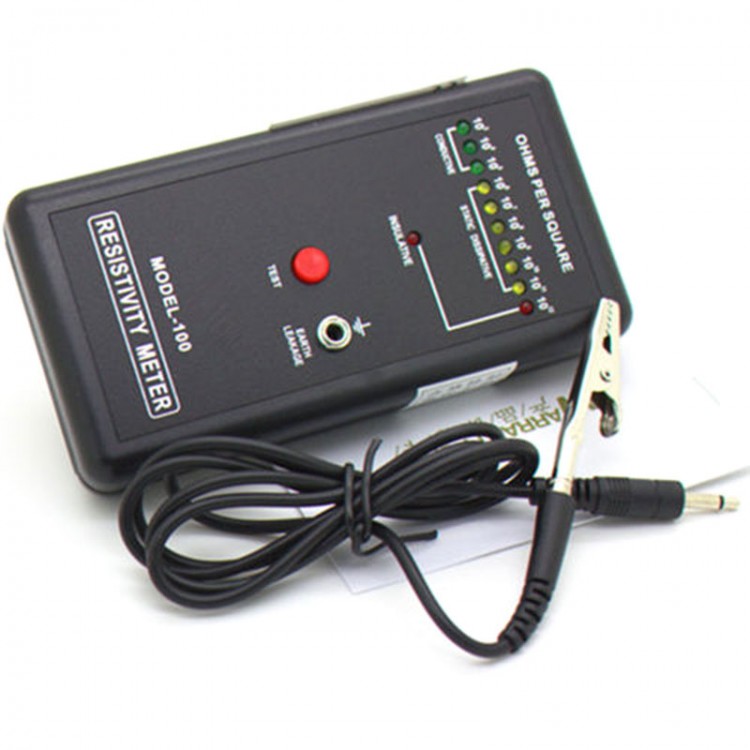 Surface Resistance Resistivity Meter Electrostatic Static Electricity Tester ESD 