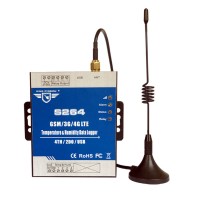 S264 GSM SMS GPRS Remote Control SMS 2G Temperature Humidity Monitoring Data Logger Alarm System