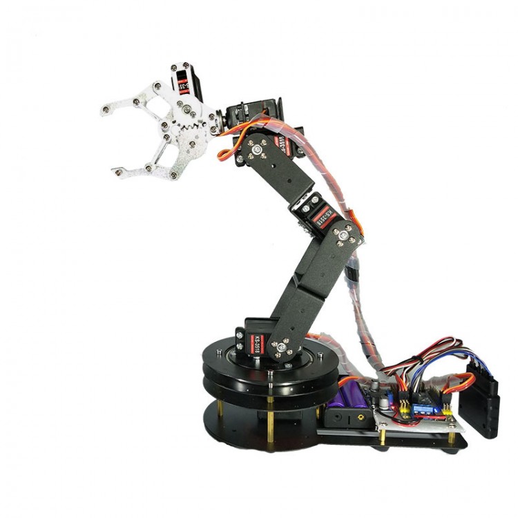 6 DoF Robot Mechanical Arm Manipulator Single Frame with 6PCS MG996R ...