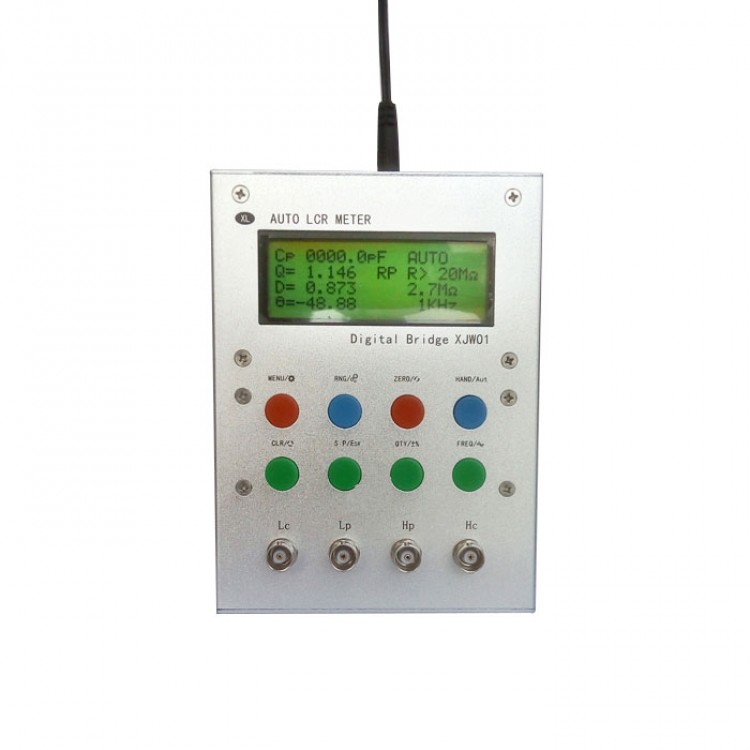 XJW01 Auto LCR Digital Bridge Resistance Capacitance Inductance ESR Meter 0.3 Free Shipping