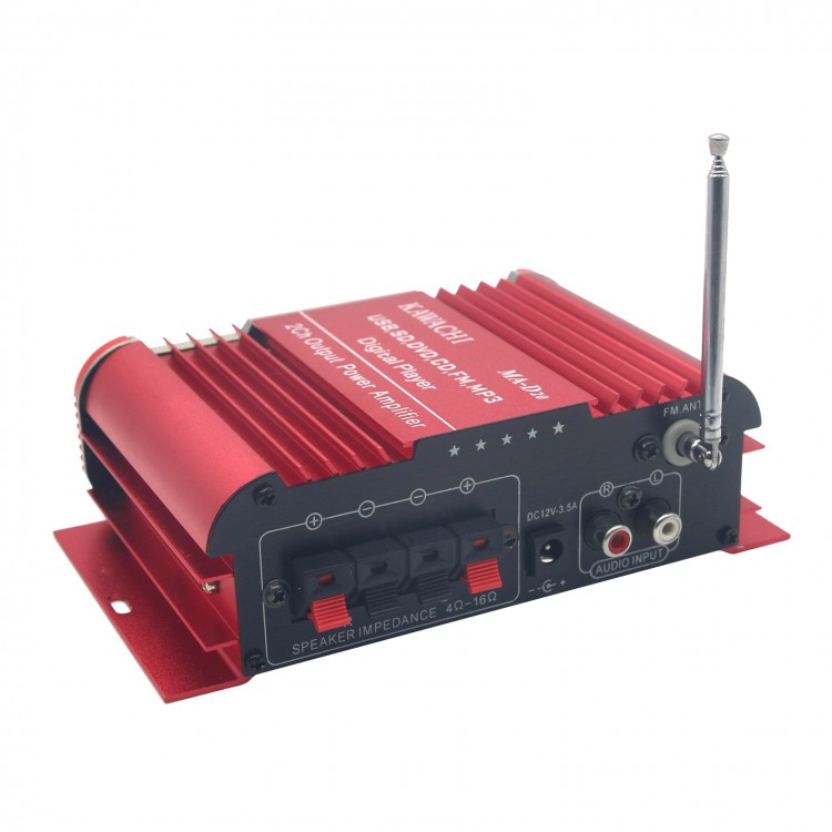 Karaoke Professional Power Amplifier Digital Audio Player with Remote Controller Free Shipping