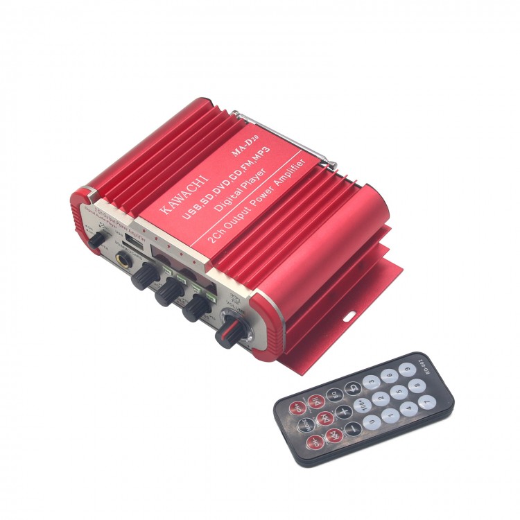Karaoke Professional Power Amplifier Digital Audio Player with Remote Controller Free Shipping
