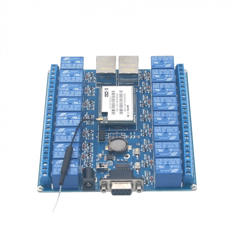 16 Channel WIFI Network IO P2P Remote Control Relay For Arduino Relay Android - Free Shipping ...
