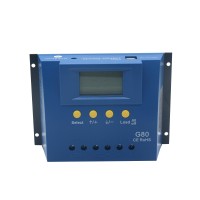 Y-SOLAR 80A Solar Charge Controller Panel Battery Regulator Dual USB Backlight LCD PWM