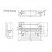 SINO 2 Axis Dro Digital Readout with 2 pcs SDS6-2V Linear Scales Complete DRO Kit