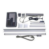 SINO 2 Axis Dro Digital Readout with 2 pcs SDS6-2V Linear Scales Complete DRO Kit