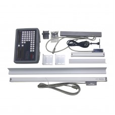 SINO 2 Axis Dro Digital Readout with 2 pcs SDS6-2V Linear Scales Complete DRO Kit