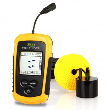 Outdoor Fish Finder 100M Depth Sonar Sounder Alarm Transducer for Fishermen