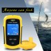 Wireless Sonar Fish Finder Water Resistant 40M 120FT Depth Sonar Sounder Alarm