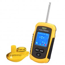 Wireless Sonar Fish Finder Water Resistant 40M 120FT Depth Sonar Sounder Alarm