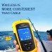 Wireless Sonar Fish Finder Water Resistant 40M 120FT Depth Sonar Sounder Alarm