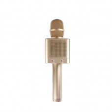 MicGeek Q10S Wireless Microphone Bluetooth KTV Portable Handheld For Android Ios Golden Color
