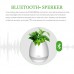 Smart Piano Bluetooth Speaker Playing Music Flower Pot LED Night Light Flowerpot