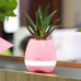 Smart Piano Bluetooth Speaker Playing Music Flower Pot LED Night Light Flowerpot