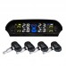 TP-800 Tire Pressure Intelligent Monitoring System Car Auto Security Alarm Four External Sensor