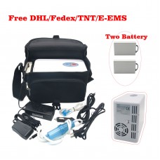 GENUINE EGET Certified Portable Oxygen Concentrator Generator Home Travel Matched with Two Batteries