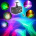 SUNY R&G Laser Aurora Projector Lights & RGB * 3W LED Background Mixing Cross