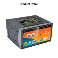 DVD Car Player Android5.1.1 GPS Navigation DVR Drive Recorder HD Screen WiFi 7.0Inch