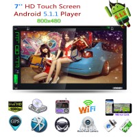 Car Player Android5.1.1 DVD GPS Navigation Drive Recorder HD 7.0Inch Touch Screen WiFi 