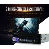 Car MP5 Player Bluetooth 7.0Inch Positioning Navigator HD 1080P Video FM Radio  