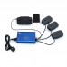 YXC06 Battery Charger Alloy 2PCS USB Interface 3PCS Battery Interface