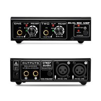 LINEPAUDIO Microphone Amplifier Electric Guitar Electric Bass A961 Two-Channel  