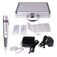 Tattoo Makeup Kit Permanent Eyebrow Machine Pen Set with Carry Case