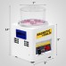 JX-185 Magnetic Tumbler 180mm Jewelry Polisher Super Finishing Machine 220V 