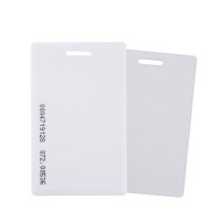 2pcs RFID EM ID White Card 125KHz Clamshell Thick Door Access Control  Proximity RFID Card 1.8mm