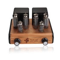 Mini 6P14 EL84 Vacuum Tube Amplifier Push-pull Stereo Power Amp 8W×2