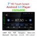 MP5 Car Player Android 6.0 Media GPS Navigation 7.0Inch HD Touch Screen RK-A705