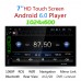 MP5 Car Player Android 6.0 Media GPS Navigation 7.0Inch HD Touch Screen RK-A705
