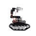 Mechnical Arm 6 DOF Gimbal+Unassembled TS100 Tracked Tank + Metal Rotation Base   