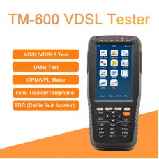 TM600 VDSL2 Tester 4'' LCD Screen ADSL2+VDSL2+OPM+VFL+TDR