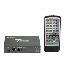 ISDB-T Car Digital Box Mobile HD TV Receiver Dual Antennas DVD Player Analog Signal 